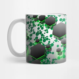 Emerald Hexagon Elegance Mug